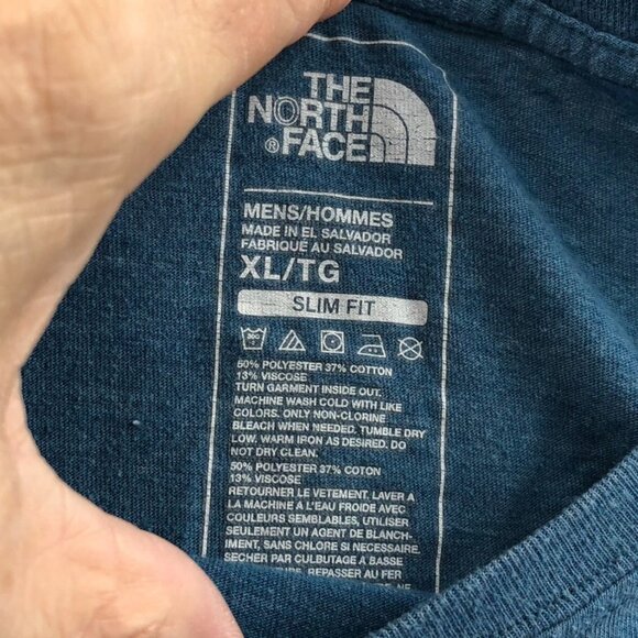 The North Face Mens T-Shirt Sze XL Short Sleeve Slim Fit Logo Casual Graphic Tee - Picture 3 of 8